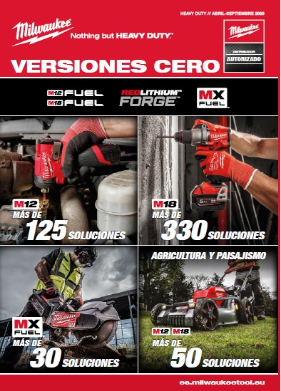 Folleto Milwaukee    Versiones 0